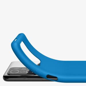 Kwmobile blue silicone case for Xiaomi 11T/11T Pro, flexible phone protection - Phone Case