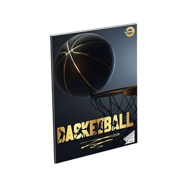 Kosárlabdás kockás füzet - A4 - T-Creatív
