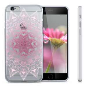 Pink mandala design silicone case for Apple iPhone 6 / iPhone 6s - Nonbrand Phone Case
