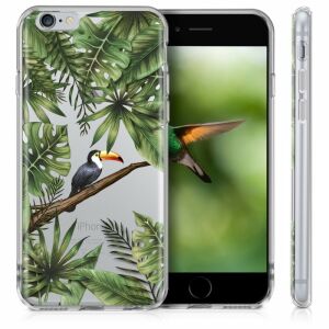 kwmobile iPhone 6/6s case with tropical leaves and toucan design - Nonbrand Phone Case
