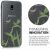 kwmobile Samsung Galaxy J5 (2017) case detail, hummingbird and bird of paradise design, TPU case