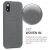 kwmobile iPhone XR Gray Fabric Case - Textile Detail