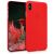 KWmobile Red iPhone XS Max Case with Bird Wallpaper on Screen