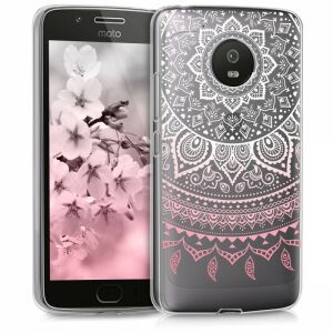 Motorola Moto G5 Silicone Case, Pink, 41084.01