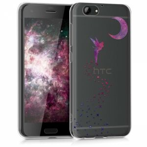 kwmobile HTC One A9s case with fairy and moon design on phone - Phone Case