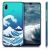 kwmobile Huawei P Smart (2019) telefontok hullám mintával telefonon