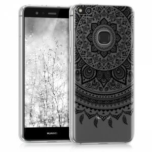 kwmobile Huawei P10 Lite Mandala case on phone close-up - Phone Case