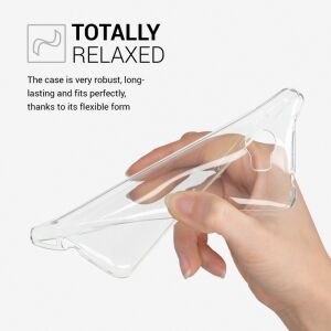 KWmobile Huawei Y6II Compact clear silicone case being held - Phone Case