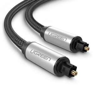UGREEN AV108 Toslink optical audio cable, braided aluminum, 1.5m gray - Cable