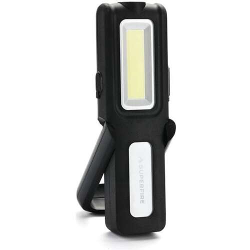 Superfire G12 Újratölthető Munkalámpa, USB Töltési Lehetőség, 566 Lumen, Fekete