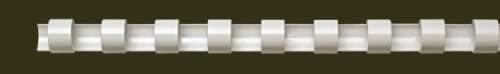 FELLOWES Spirale, Kunststoff, 6 mm, 10-20 Blatt, FELLOWES, 100 Stück, weiß