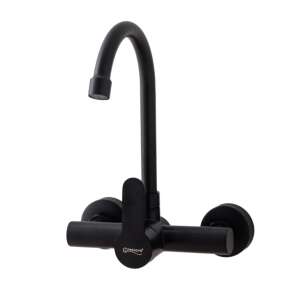 TRENDY S fekete fali konyhai csaptelep - Trendy S Csaptelep