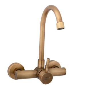 TRENDY'S antique bronze kitchen faucet, wall mounted, single lever - Trendy S Faucet