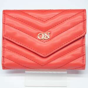 O&N červená prešívaná dámska peňaženka - Dámske peňaženky