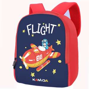 Dollcini, plecak dziecięcy, szkoła, tornister, wodoodporny, 423324, czerwono-niebieski