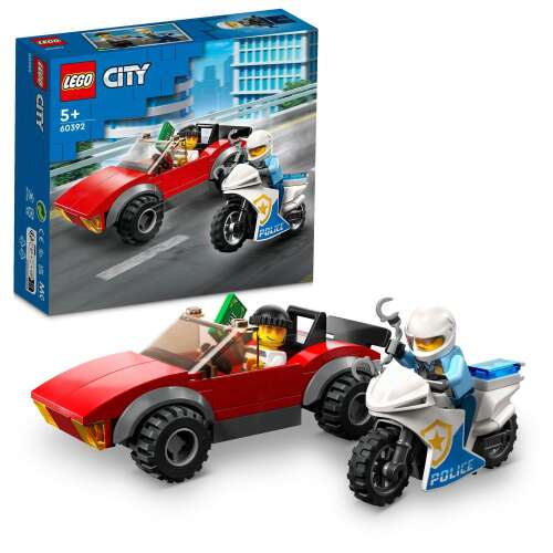 LEGO® City Poliție Poliția Poliția motocicletă urmărire mașină 60392