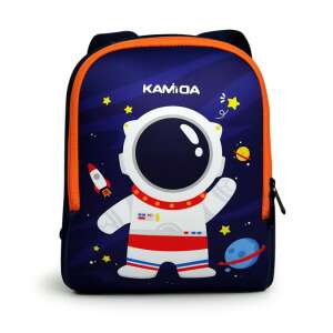 Kamioa Astronaut Kids Backpack, Blue and Orange, Waterproof, School Backpack - Dollcini