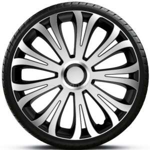 13"-os Avera Silver-Black dísztárcsa garnitúra (4darab)