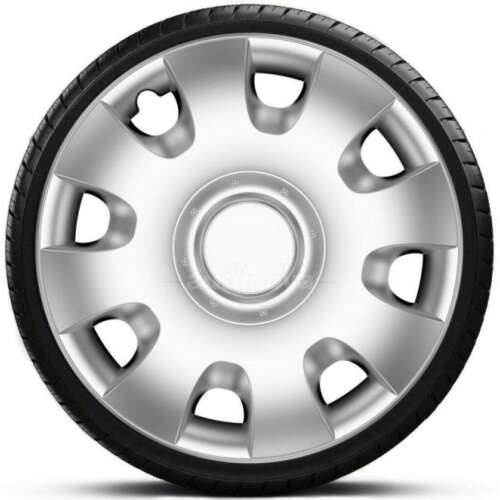 13 inch Radius wheel trims, set of 4, silver, for car