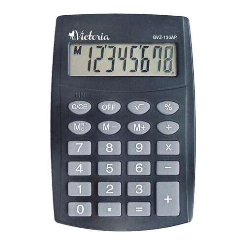 VICTORIA Calculator de buzunar, 8 cifre, VICTORIA GVZ-136AP