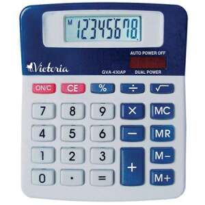 VICTORIA Calculator de birou, 8 cifre, VICTORIA GVA-430AP 46653470 Calculatoare de birou