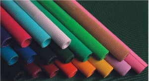 Assortment of corrugated cardboard sheets in various colors, 50x70 cm - Art & Craft