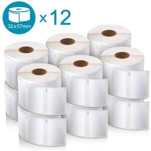 Dymo LabelWriter 32 x 57 mm Etykieta do drukarki (12000 etykiet / opakowanie) (2093095) 37519909 - Drukarka etykiet i akcesoria
