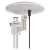 Village Moon-V900 universal antenna, white, side view with cable
