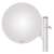 Village Moon-V900 universal antenna, white, back view