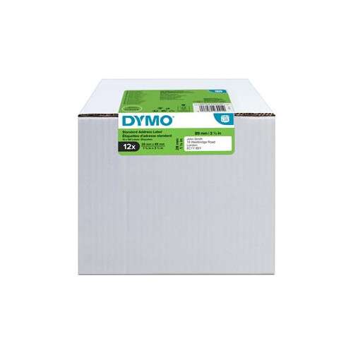 DYMO Etikett, LW nyomtatóhoz, 28x89 mm, 130 db etikett, DYMO
