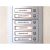 DYMO labels on intercom system, professional building directory