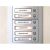 DYMO labels on intercom system, professional building directory