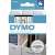DYMO D1 label tape, 12mm x 7m, black on white