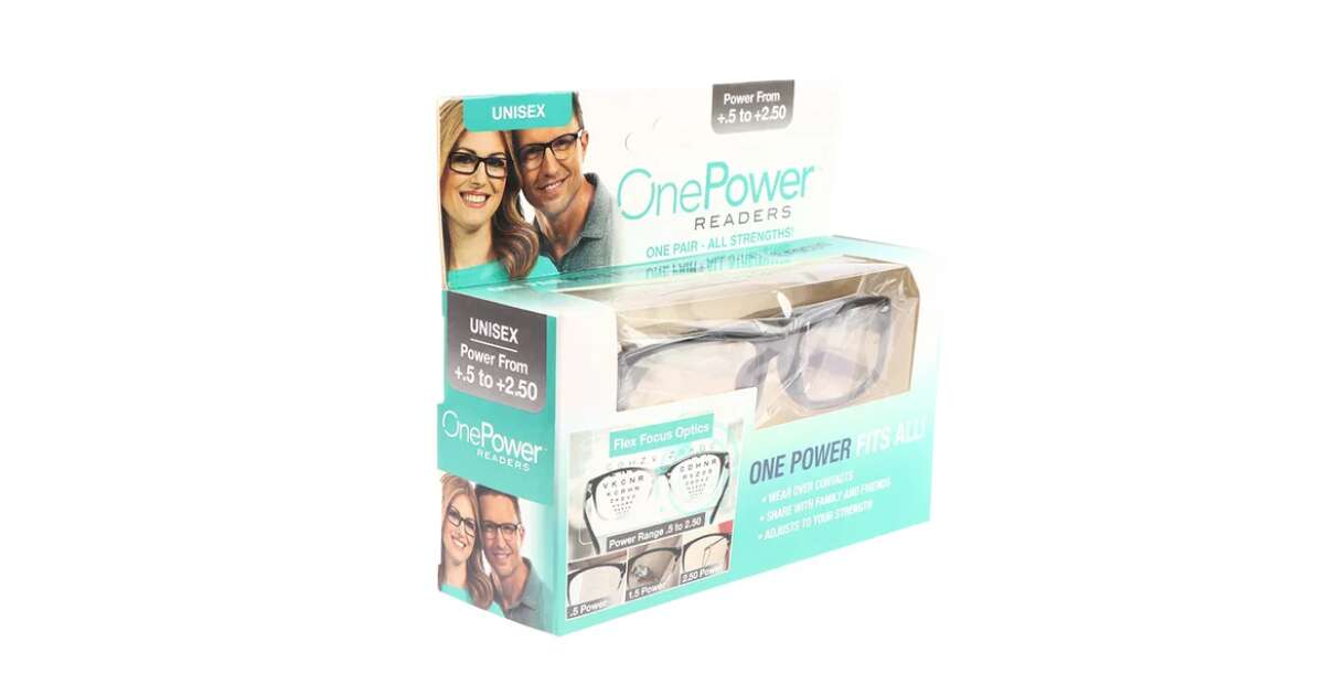 One power univerzális olvasószemüveg +0.5 és +2.5 között állítható