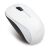 Genius NX-7000 White Wireless Mouse - Angled View