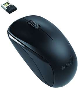 Genius NX-7000_BLACK Vezeték nélküli Egér NX-7000, USB, 1200dpi, BlueEye, Fekete 31559683 Egerek
