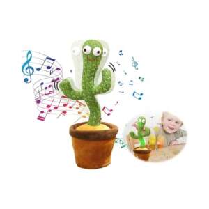 Visszabeszélő kaktusz - énekel, táncol, zenél, bulizik - elismétli amit mondasz neki (BBV) 58494307 Zenélő plüssök