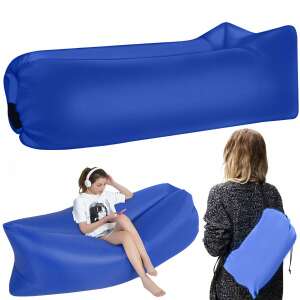 LAZY+ összecsukható, hordozható relax ágy - Lazy bag/légágy - 170x70x50cm (BBV) (BBL) 58494967 Kemping matracok