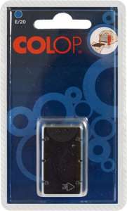 COLOP Bélyegző cserepárna, 2 db/bliszter, COLOP "E/20", kék 31559946 