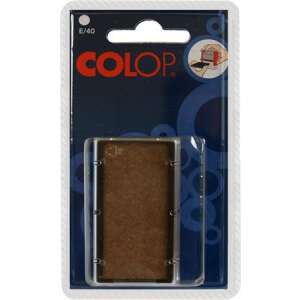 COLOP E/40 stamp pad, 2 pack, natural color, replacement pad for Printer 40 series - Office accessory