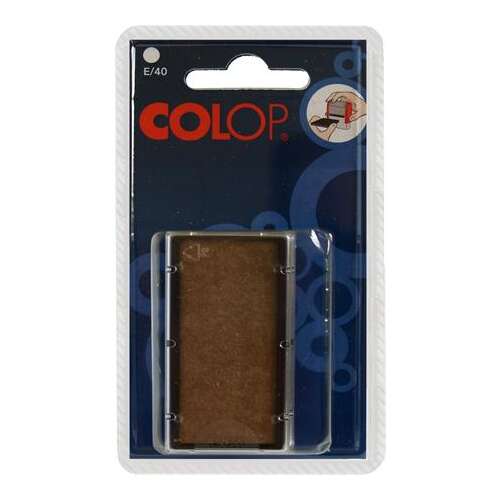 COLOP E/40 stamp pad, 2 pack, natural color, replacement pad for Printer 40 series
