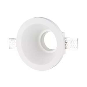 V-TAC GU10 LED spotlámpa keret, fehér fix lámpatest - SKU 3654 79886918 