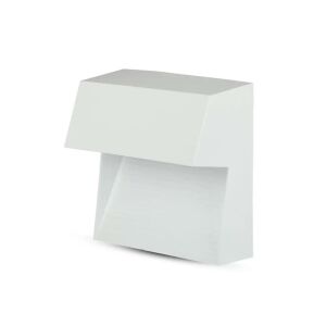 V-TAC 3W fehér LED lépcsővilágítás, szögletes, IP65, meleg fehér - Irányfény