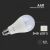 V-TAC A60 E27 LED izzó, SMD LED-ek, hőre lágyuló