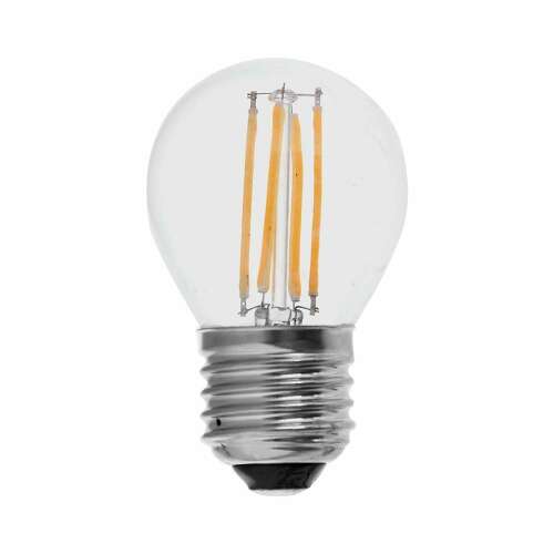 V-TAC G45 Filament LED Izzó - 4W E27 - Meleg Fehér