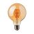 V-TAC G95 Borostyán Filament LED Izzó elölnézet
