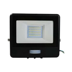 V-TAC 20W Reflector LED Negru cu Senzor de Mișcare - V-TAC Reflectoare și lămpi de lucru