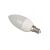 V-TAC 3.7W E14 LED Gyertyaláng Izzó Fehér Háttérrel