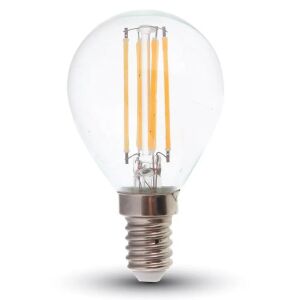 V-TAC Filament LED Égő E14 P45 - Meleg Fehér - V-TAC