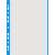 DONAU Genotherm A4 dokumentumvédő, 40 mikron, kék szegéllyel, 100 db-os csomag